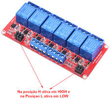 MODULO RELE 6CANAIS ARDUINO