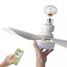 VENTILADOR DE BOCAL COM LAMPADA