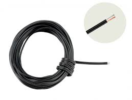 FIO POLARIZADO INT. 2 X 22 AWG PRETO MULTCABO