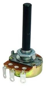 Potenciômetro 100K Linear Rotativo Carvão 23mm