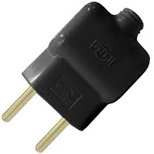 PLUG AC MACHO PRETO ILUMI