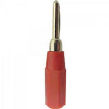 PLUG BANANA VERMELHO PB86 FUSIBRAS / 6520