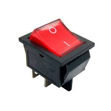 CHAVE KCD4-201 2POSICOES VERMELHA