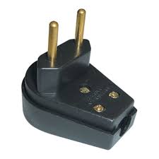 PLUG AC MACHO GIGANTE PRETO 20A ILUMI